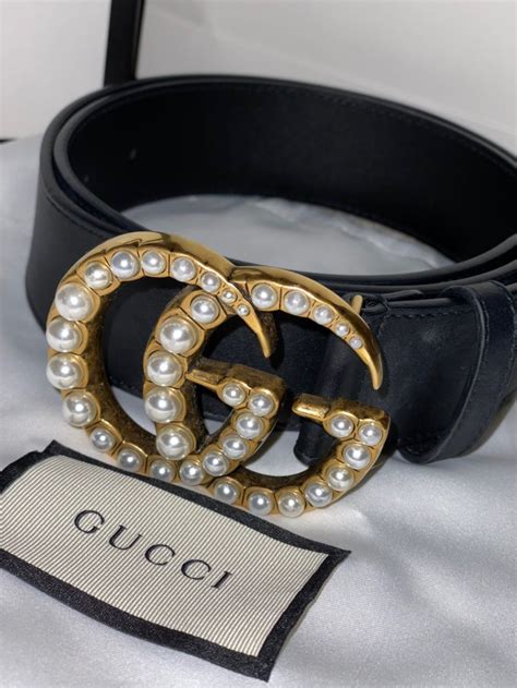 gucci oearl belt|Gucci belt real men.